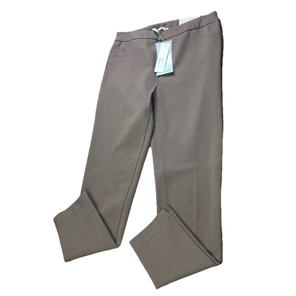 Soft Surroundings Medium (8-10) Super Sleek Legging Brown Pull On Ponte Pant NWT - Picture 4 of 10